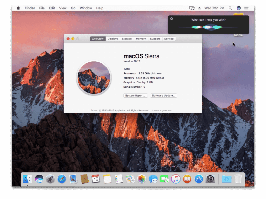 Macos sierra download for pc